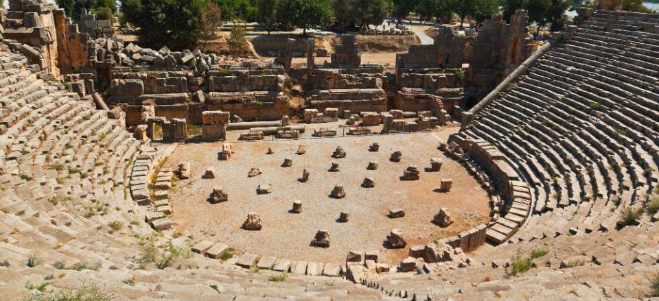 The Ancient City Of Perge Turkey image