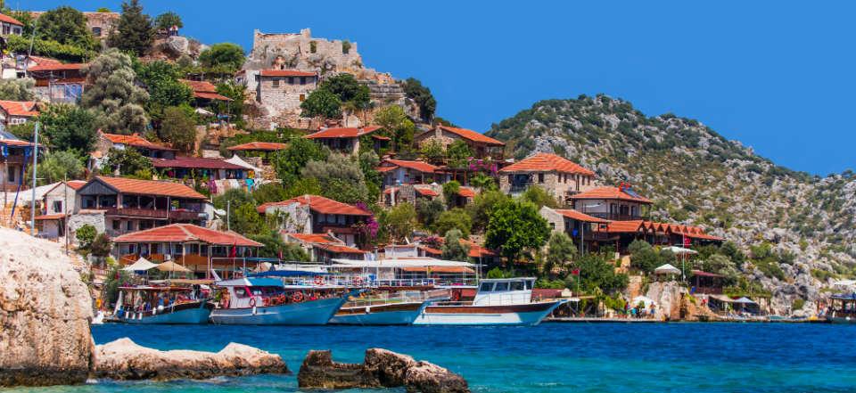 Town Of Kekova Turkey image