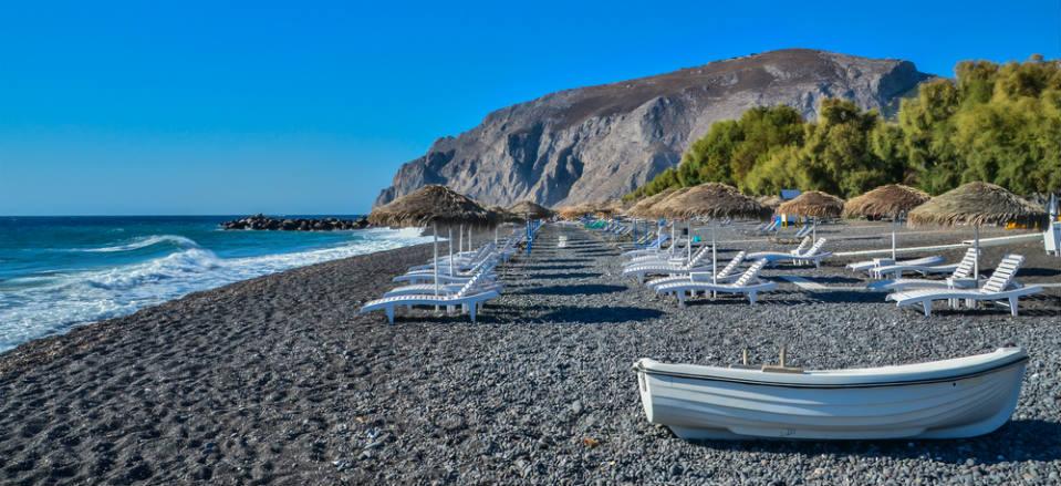 Kamari Beach Greece image