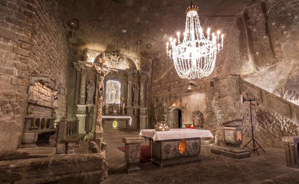 Wieliczka Salt Mine in Krakow 