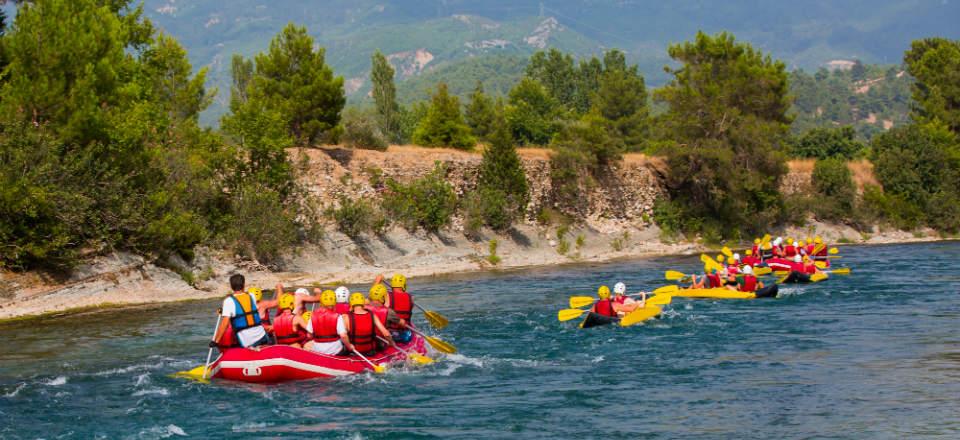 White Water Rafting At Koprulu Canyon image