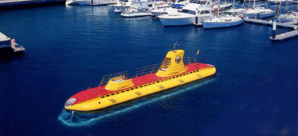 Submarine Diving In Spain image