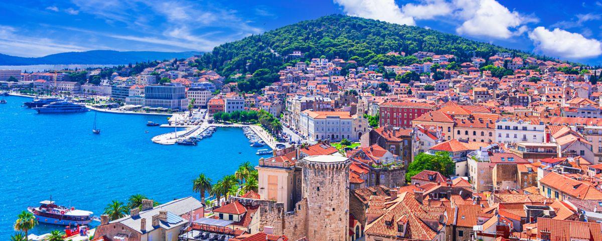 A view of Split, Croatia 