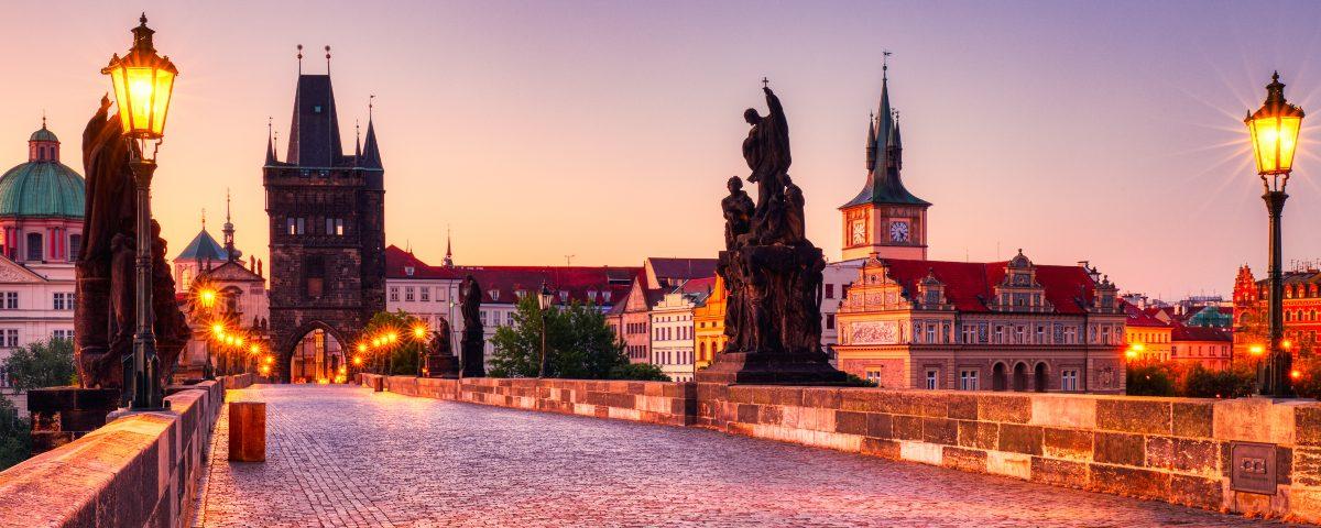 Celebrate on beautiful Charles Bridge on your New Year holiday to Prague