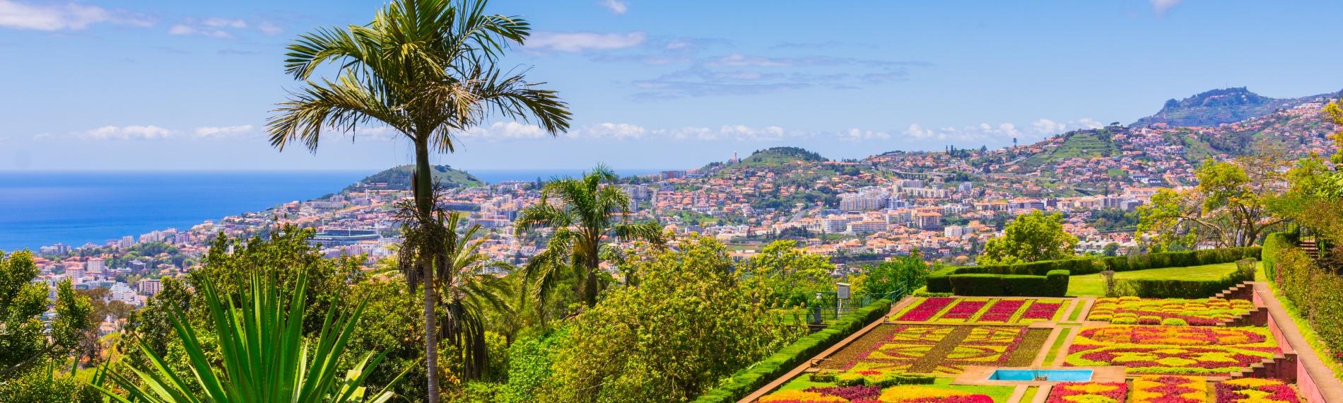 The botanical gardens in Funchal, Madeira  